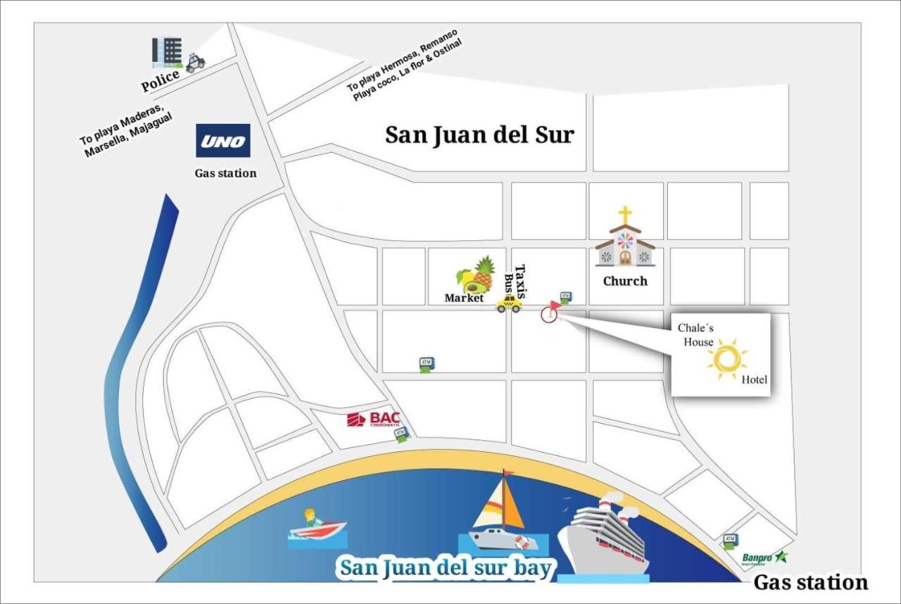 Chale'S House Hotel San Juan del Sur Bagian luar foto